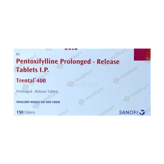 trental 400mg tablet 15's